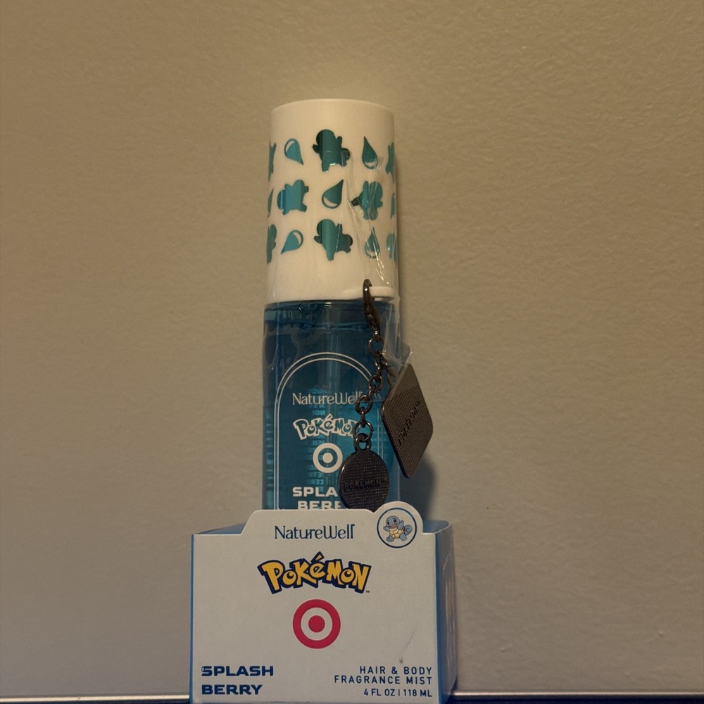 NatureWell Pokemon Squirtle Splash Berry Hair & Body Fragrance Mist 4oz Target